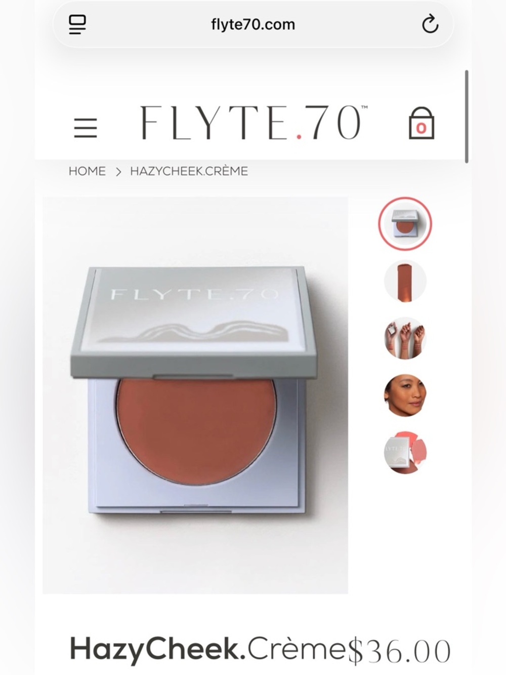 Flyte70 Hazy Cheek Crème